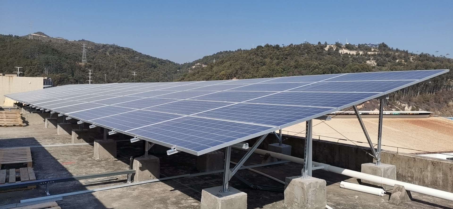 India ground mount solar racking