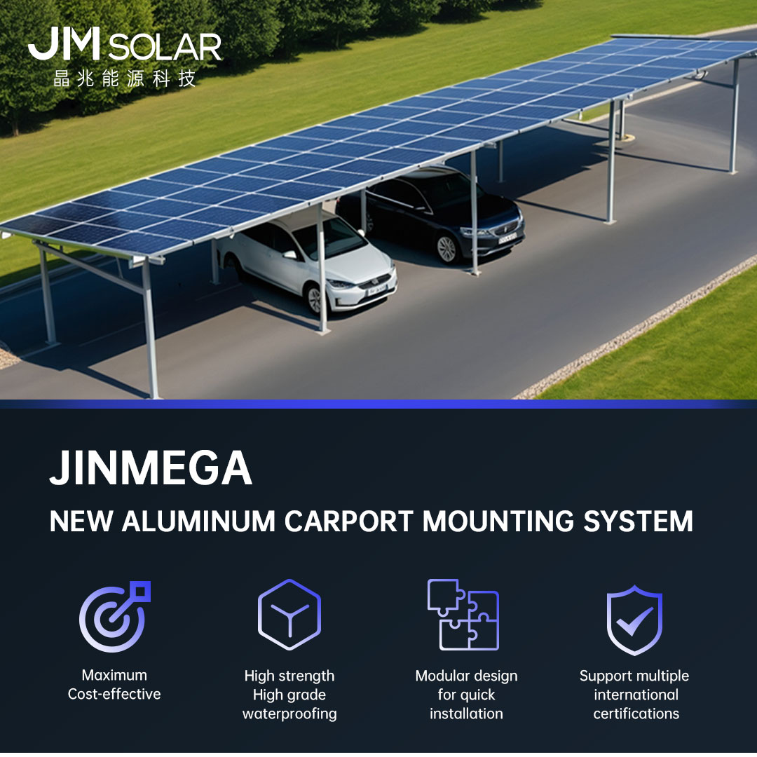 JinMega brandneues Aluminium-Carport-Montagesystem