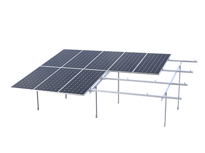 Zn-Al-Mg Dual Pole Solar Mounting System