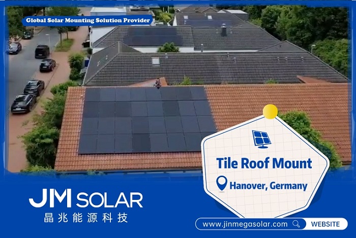 Projekt-Update | JinMega Ziegeldach-Solarmontagesystem in Hannover, Deutschland