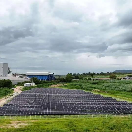 Projekt-Highlight | 998,68 kW Stahlmontagelösung – Betonmastmontage in Thailand