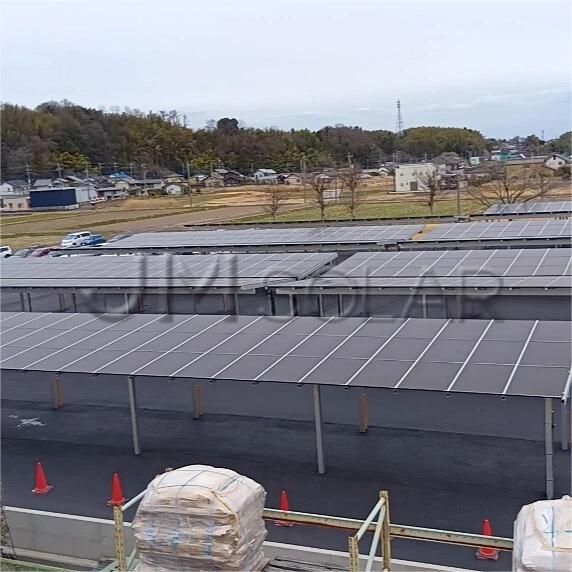 Projekt-Update | JinMega Doppelsäulen-Solarcarport-Projekt in Japan